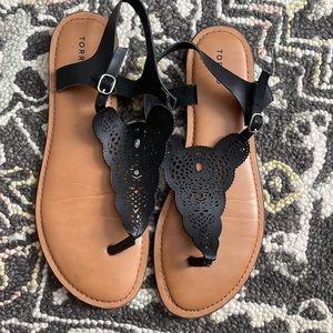 Torrid leather sandal